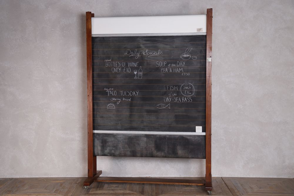 old school chalk board